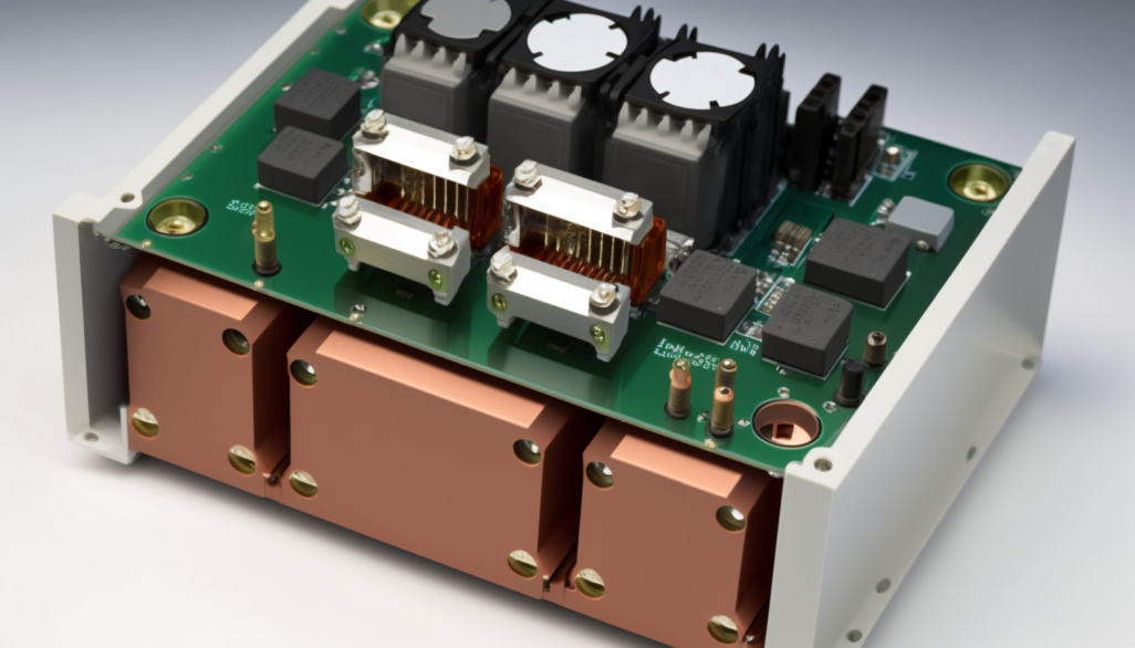 IGBT with metallized ceramic substrates